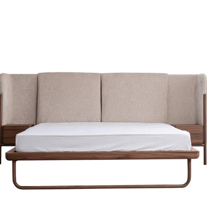 Eliza Natural Walnut Wood  With Metal Dining Room Set - Image 23