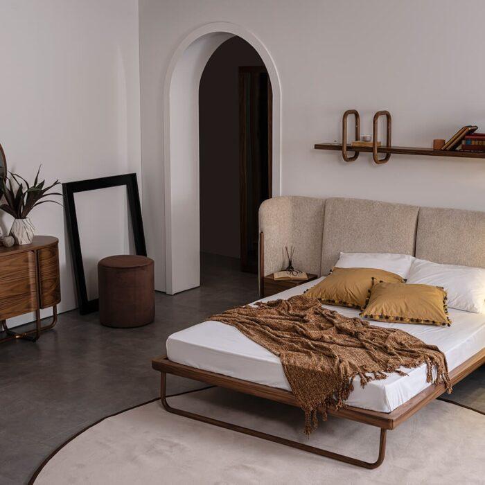Eliza Natural Walnut Wood  With Metal Dining Room Set - Image 37