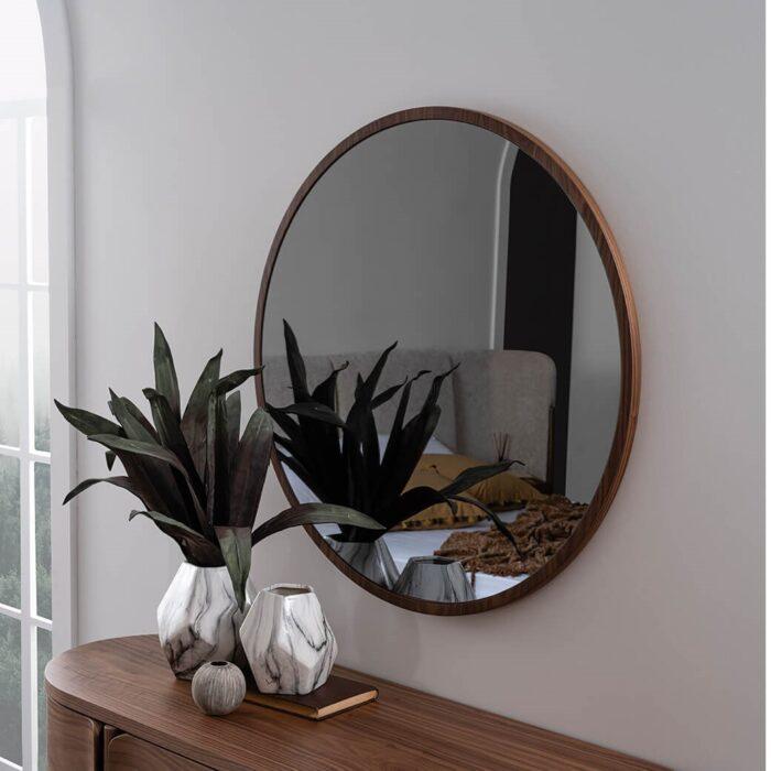 Eliza Natural Walnut Wood  With Metal Dining Room Set - Image 32
