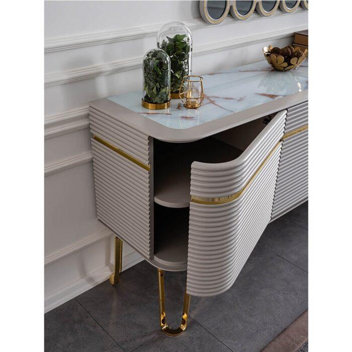 Licia Gucci Sidboard / Console Table With Mirror - Image 5