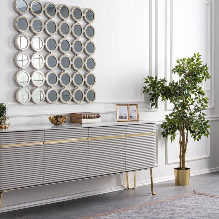 Licia Gucci Sidboard / Console Table With Mirror - Image 4