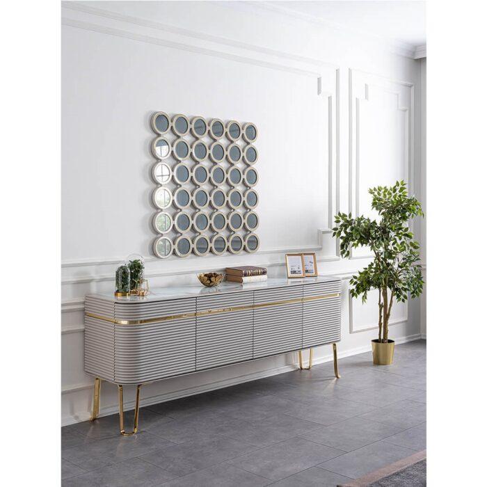 Licia Gucci Sidboard / Console Table With Mirror - Image 6