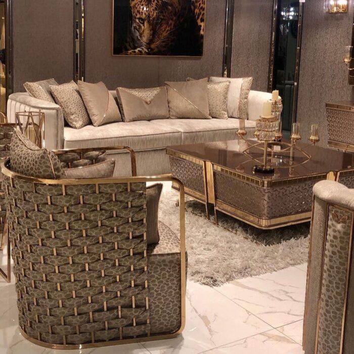 Queen Luxury Living Room Sofa Set