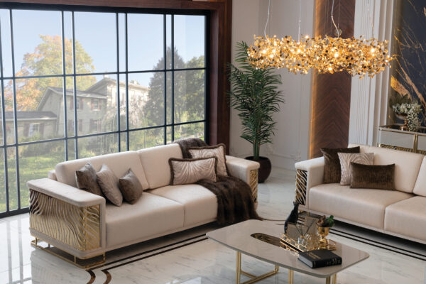 Zari Luxury Collection Living Room Sofa Sofa Set - Image 4