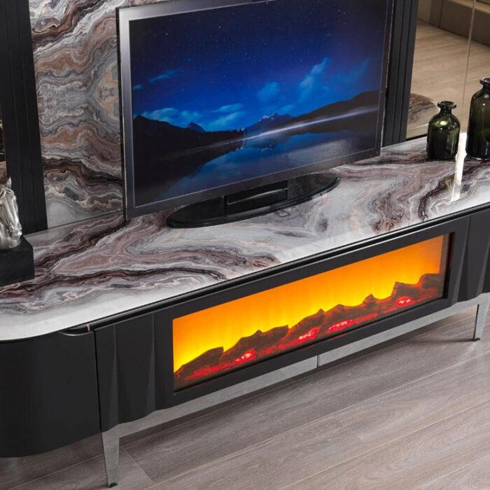 Luxury Marble Anthracite TV Unit  With Background - Image 5