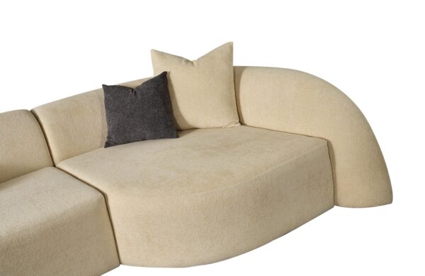 New Modern Sierra Corner Sofa Set Blue - Image 14