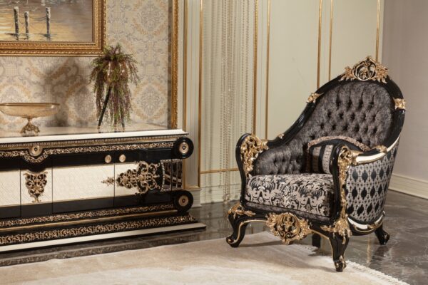 New Classic King Grandeur Living Room Set - Image 3